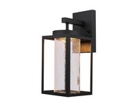 Globe Electric Capulet 1-Light Matte Black Wall Sconce