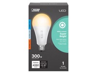 Feit Electric A23 E26 (Medium) LED Bulb Tunable White/Color Changing 300