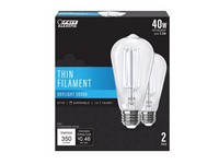 Feit Electric ST19 E26 (Medium) Filament LED Bulb Daylight 40 Watt