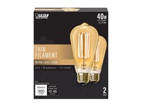 Feit Electric ST19 E26 (Medium) Filament LED Bulb Warm White 40 Watt