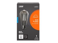 Feit Electric ST19 E26 (Medium) LED Dusk to Dawn Bulb Daylight 60 Watt