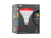 Feit Electric BR30 E26 (Medium) LED Floodlight Bulb Color Changing 65 Watt