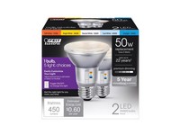 Feit Electric PAR 20 E26 (Medium) LED Floodlight Bulb Tunable White/Color