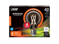 Feit Electric A19 E26 (Medium) Filament LED Bulb Soft White 60 Watt