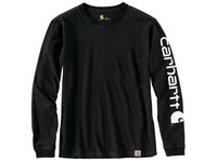 Women's Carhartt Long Sleeve Logo T-Shirt Black