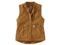 Women's Carhartt Insulated Flex Vest Brown