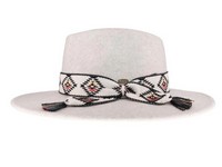 Ladies CC Aztec Band Hat Oatmeal Heather