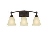 Westinghouse Midori 3-Light Oil Rubbed Bronze Wall Sconce