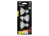 Feit Electric Enhance MR16 GU10 LED Bulb Bright White 50 W 3 pk