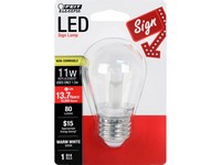 Feit Electric S14 E26 (Medium) LED Bulb Warm White 11 W 1 pk