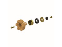 Woodford Model 14 1/2 in. MIP  T Hose Anti-Siphon Brass Frost-Proof Sillcock