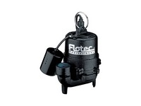 Flotec 1/3 HP 4080 gph Cast Iron Tethered Float Switch Effluent Pump