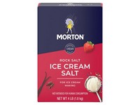 Morton Salt Ice Cream Salt 4 lb Boxed Concentrated