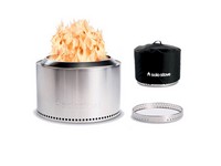 Solo Stove Yukon 2.0 27 in. W Stainless Steel Round Wood Fire Pit with Stand