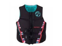 Full Throttle Women's Rapid Dry Life Vest Pink & Black size Large