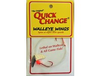 Quick Change Walleye Wing Harness 2 Hook Silver