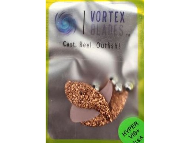 Tri City Tackle Vortex Blade size 1 Copper Hype