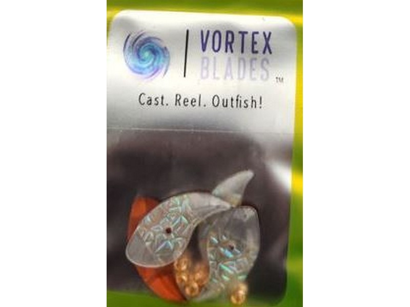 Tri City Tackle Vortex Blade size 1 Copper Pearl