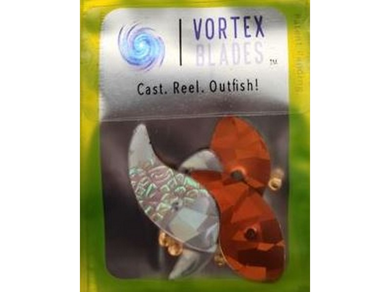 Tri City Tackle Vortex Blade size 1.25 Copper Pearl