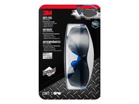 3M Scotchgard Anti-Fog Modern/Sleek Impact-Resistant Safety Glasses Gray Lens Black/Blue Frame 1 pc