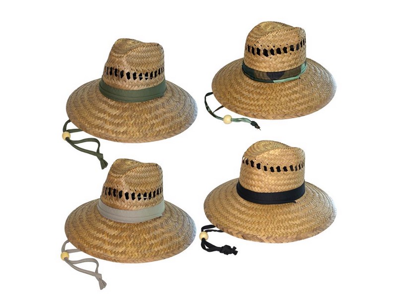 Dorfman Safari Hat Natural Assorted