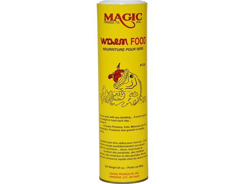 Magic Worm Food 24oz Canister