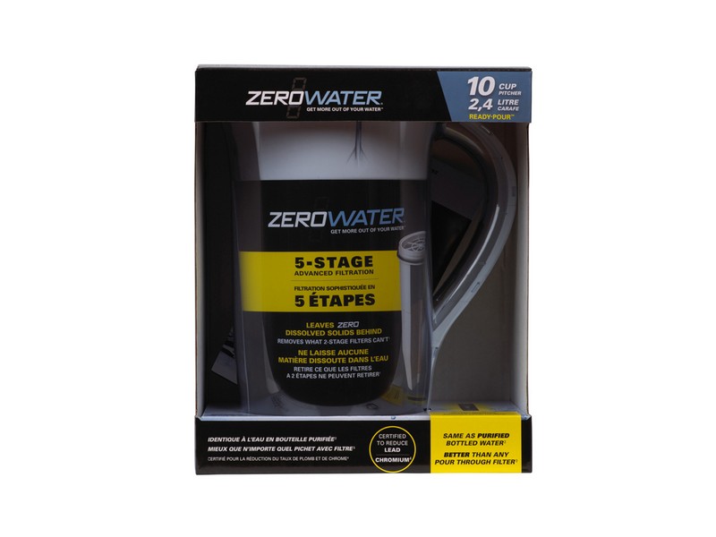 ZeroWater 10 cups Blue Water Filtration Pitcher