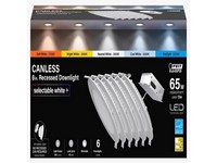 Feit Electric White 6 in. W LED Recessed Downlight 13 W