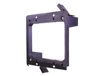 Vanco Old Work Rectangle PVC 2 gang Low Voltage Mounting Bracket Black