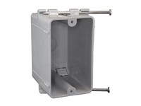 Cantex EZ Box New Work 23 cu in Rectangle PVC 1 gang Outlet Box Gray