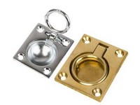 Sea Dog Pull Ring Chrome 1-3/4"