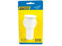 Seachoice Polished Plastic 1-1/8 in. W Thru Hull Connector 1 pk