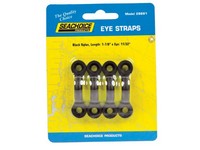 Seachoice Polished Nylon 1-7/8 in. L X 11/32 in. W Eye Straps 4 pk