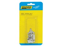 Seachoice Chrome-Plated Brass 2-7/8 in. L X 1-3/8 in. W Barrel Bolt 1 pk