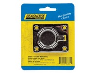 Seachoice Chrome-Plated Brass 2-1/2 in. L X 1-7/8 in. W Flush Ring Pull 1 pk