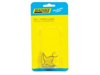 Seachoice Polished Stainless Steel 11.5"x1-1/4" Spring Clamps 2pk
