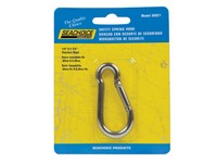 Seachoice Stainless Steel 2-1/2 in. L X 1/4 in. W Safety Spring Hook 1 pk