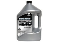 Quicksilver Marine Lubricants TC-W3 2-Cycle Outboard Motor Oil 1 gal 1 pk