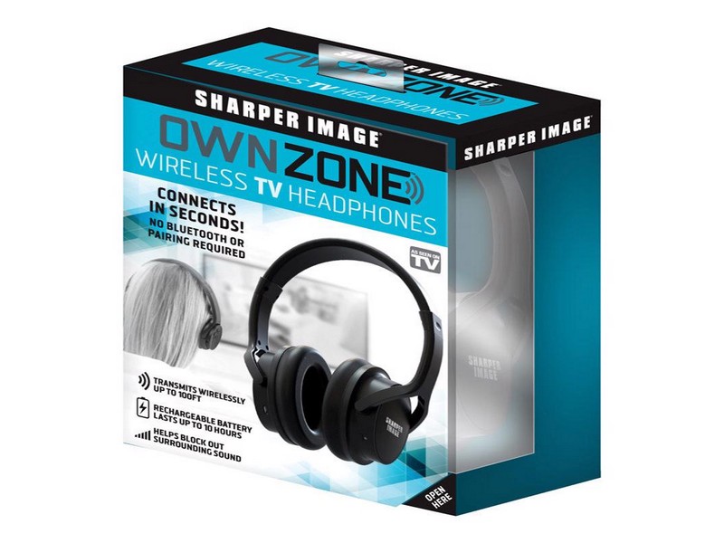 Sharper Image Own Zone Wireless Over The Ear TV Headphones 1 pk