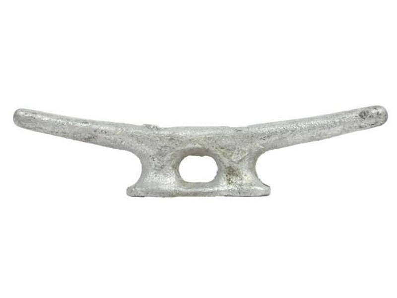 Seachoice Galvanized Iron 8 in. L Open Base Dock Cleat 1 pk