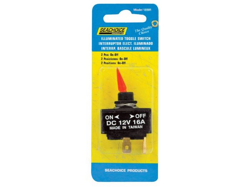 Seachoice Illuminated Toggle Switch Plastic