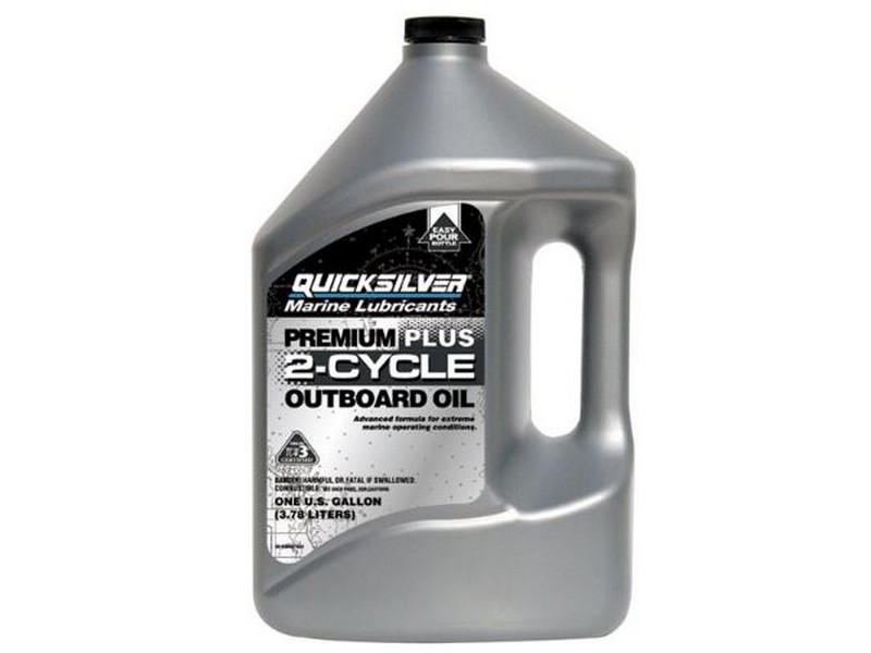 Quicksilver Marine Lubricants TC-W3 2-Cycle Outboard Motor Oil 1 gal 1 pk