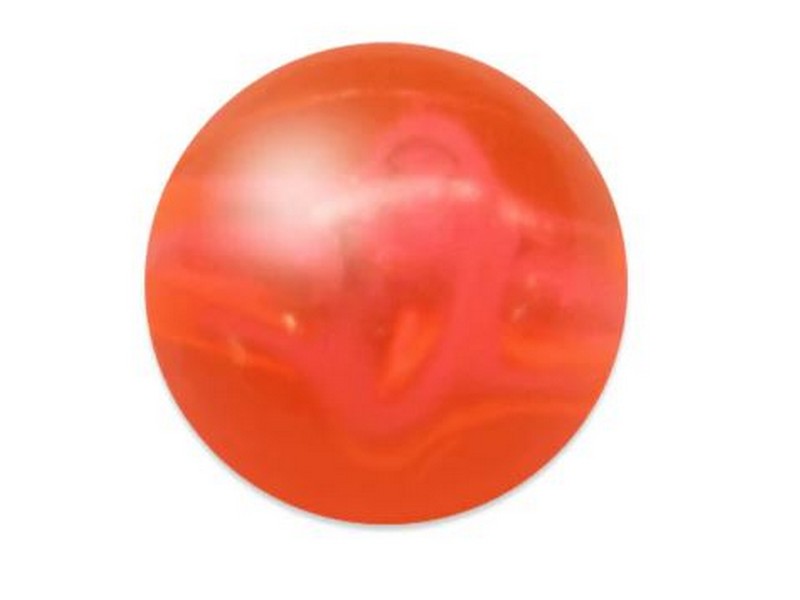 Mack's Lure 90451 Round Bead 4mm Flo Orange 50Pk