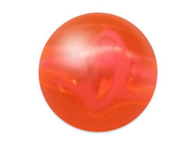 Mack's Lure 90453 Round Bead 6mm Flo Orange 28Pk