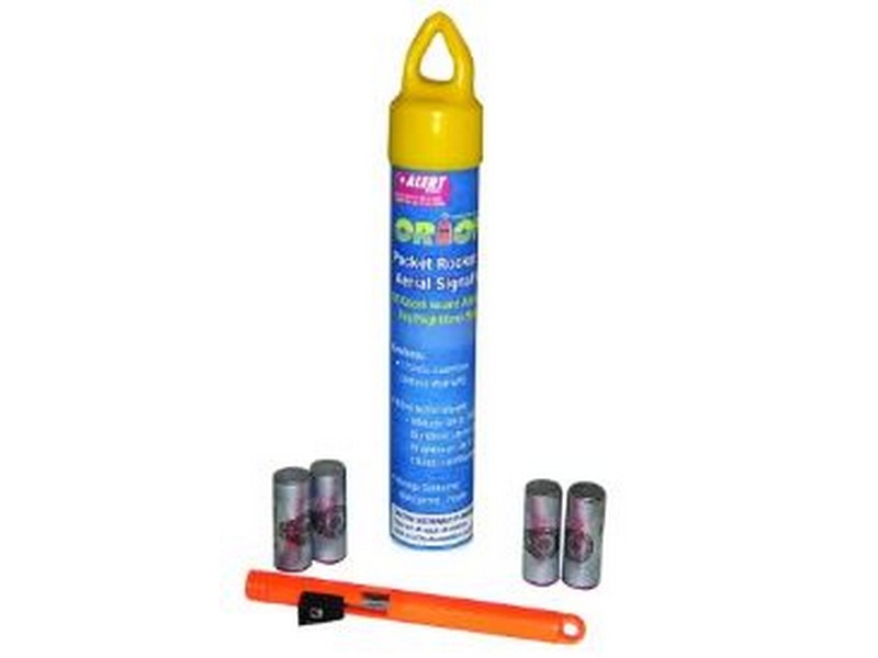 Orion Pocket Rocket Flare Kit with 4 Signals