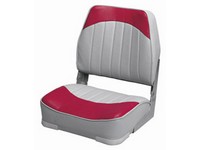 Wise Folding Boat Seat Grey/Red