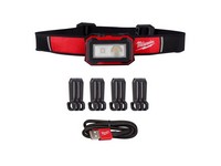 Milwaukee 450 lm Black/Red LED Tactical Headlamp