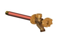 Woodford 1/2 in. MPT  T Sweat Anti-Siphon Brass Freezeless Wall Faucet