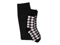 Muk Luks Women's Legging/Cozy Sock Set S/M Assorted