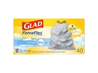 Glad ForceFlex 13 gal Fresh Scent Tall Kitchen Bags Drawstring 40 pk